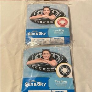 Sun & Sky Tire Ring Pool‎ Float